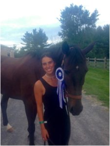 Miranda Lepore & The Duke - celebrating Duke's 2nd place finish in the Pre-Training Senior/Open division!