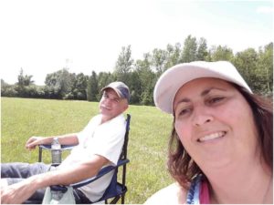 One of our super fabulous Cross Country Jump Judge teams - Mike & Nancy Jenner! 