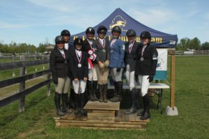 The Entry Junior, Senior and Open Champions - Group pic on the podium!