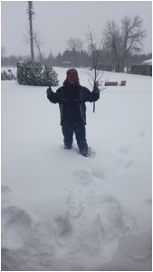 Some of us, like Eric,  enjoy the snow - even when we get 50 cm of new snow!