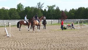 Group 1 starting off the Jessica Phoenix Clinic at Oakhurst.