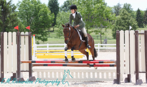 Nadia Miller & Nike competing in the Entry division. Photo by: E.M.Richardson