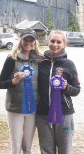 Teammates and lesson partners Emma Richardson & Kenzi-Greer Mitchell celebrated their successful final season outing together!