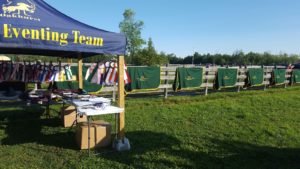 The prize table and mile of OHTA Champion coolers at the OHTA Championships at Oakhurst. 